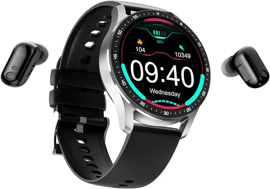 Alles in einem: Smartwatch mit Kopfhörer für Fitness und Gesundheit - Raffiniertedinge Alles in einem: Smartwatch mit Kopfhörer für Fitness und Gesundheit - Raffiniertedinge
